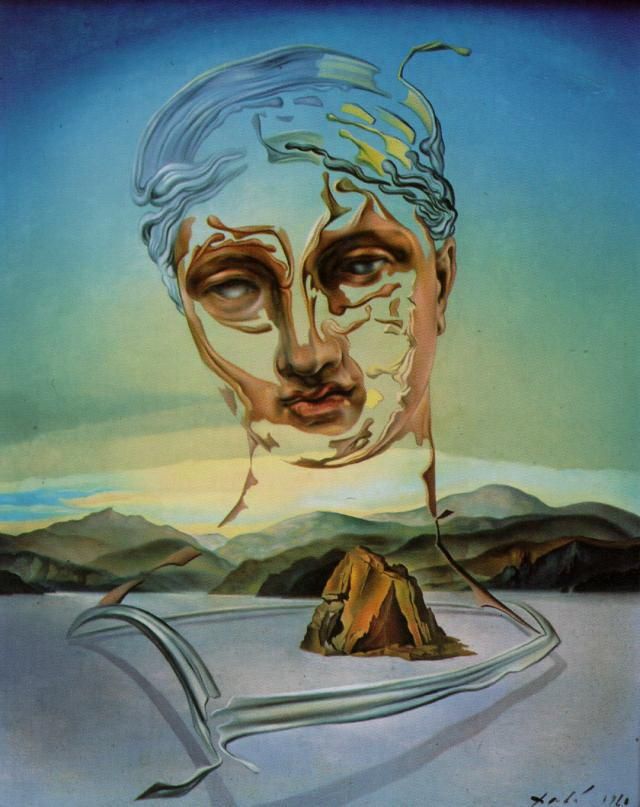 Salvador Dali Ölgemälde - Geburt einer Gottheit