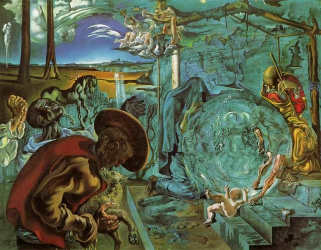 Salvador Dali Ölgemälde - Geburt einer neuen Welt