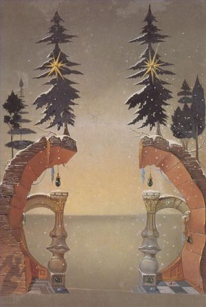zeitgenössische kunst von Salvador Dali - Weihnachten