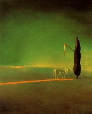 zeitgenössische kunst von Salvador Dali - Sonnenfinsternis und pflanzliche Osmose