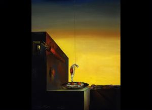 zeitgenössische kunst von Salvador Dali - Eier auf dem Teller ohne die Platte