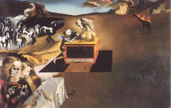 Salvador Dali Ölgemälde - Erfindung der Monster