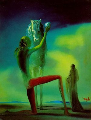 zeitgenössische kunst von Salvador Dali - Ritter des Todes