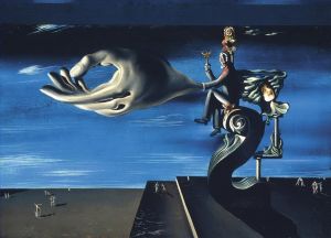 zeitgenössische kunst von Salvador Dali - La Main Les Remords de conscience