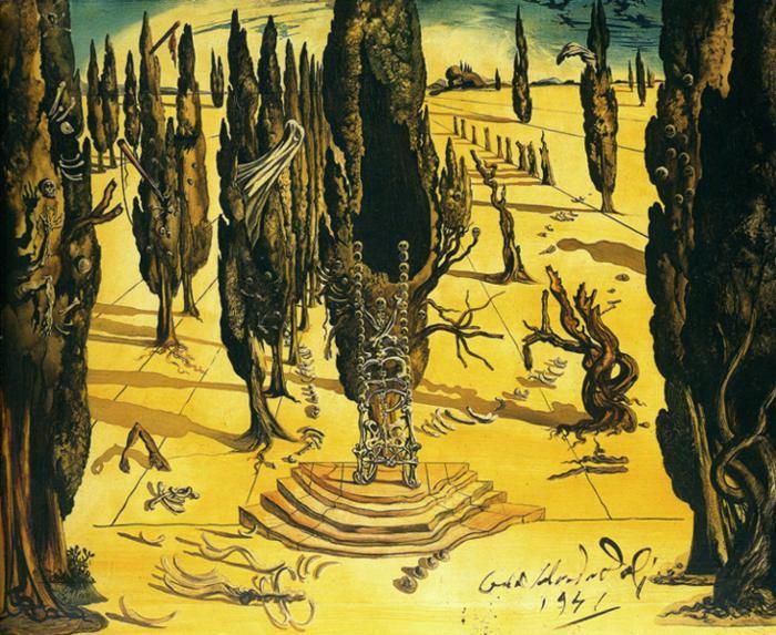 Salvador Dali Ölgemälde - Labyrinth II