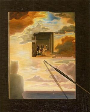 zeitgenössische kunst von Salvador Dali - Las Meninas Die wartenden Mägde