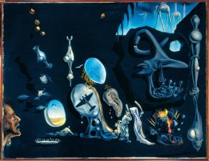 zeitgenössische kunst von Salvador Dali - Melancholischer Atomic