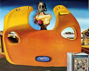 zeitgenössische kunst von Salvador Dali - Erinnerung an die Kinderfrau