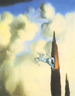 zeitgenössische kunst von Salvador Dali - Morgendliche Verknöcherung der Zypresse