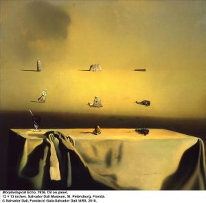 zeitgenössische kunst von Salvador Dali - Morphologisches Echo 1936