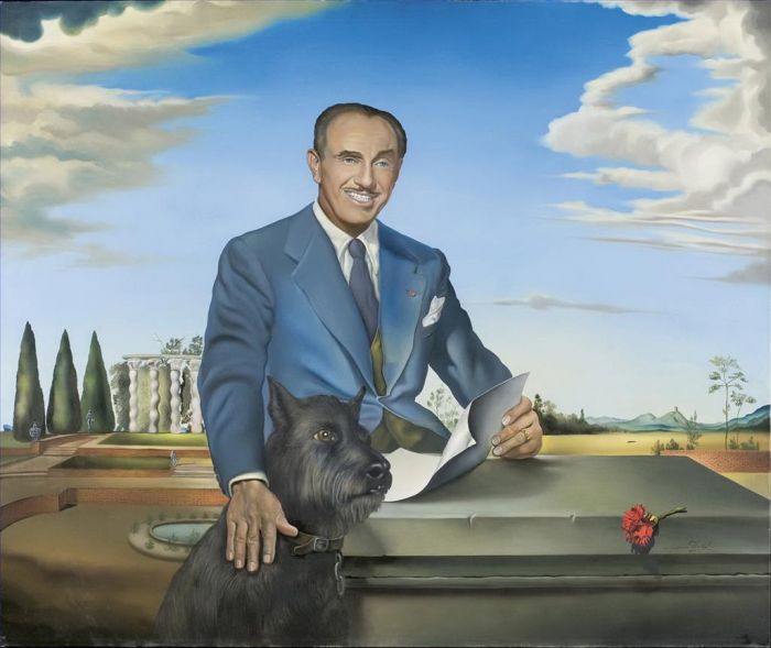 Salvador Dali Ölgemälde - Porträt von Colonel Jack Warner