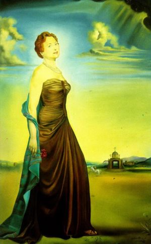 zeitgenössische kunst von Salvador Dali - Porträt von Frau Reeves