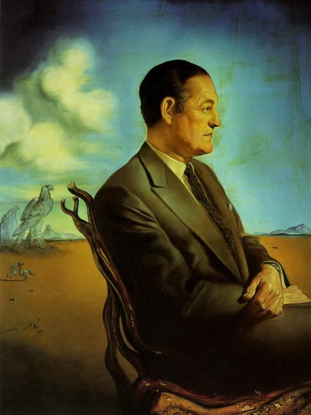 Salvador Dali Ölgemälde - Porträt von Reinaldo Herrera Marquis De Torre Casa