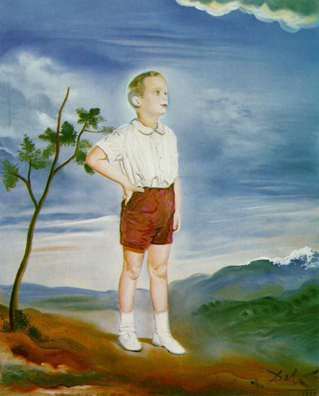 Salvador Dali Ölgemälde - Porträt eines Kindes