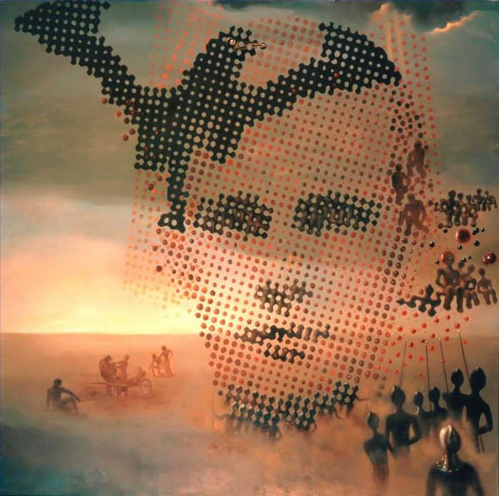 Salvador Dali Ölgemälde - Porträt meines toten Bruders