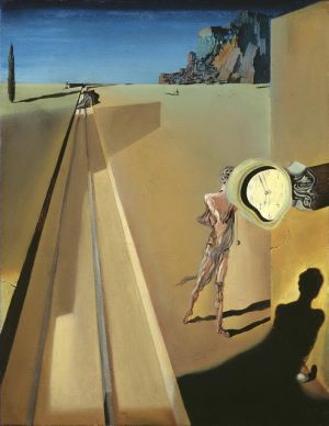 zeitgenössische kunst von Salvador Dali - Vorzeitige Verknöcherung eines Bahnhofs