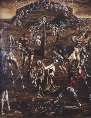 zeitgenössische kunst von Salvador Dali - Auferstehung des Fleisches