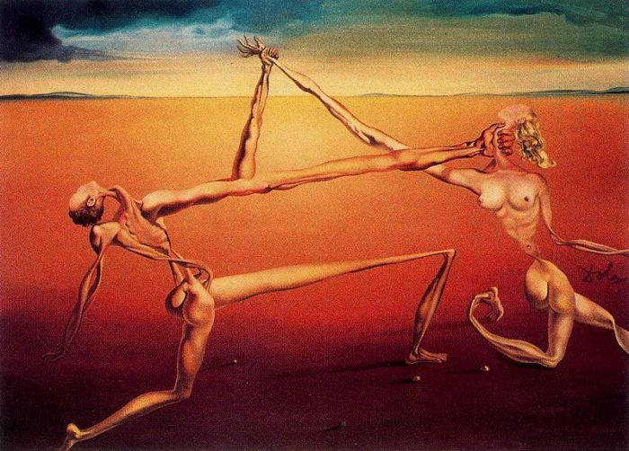 Salvador Dali Ölgemälde - Rock 'n' Roll