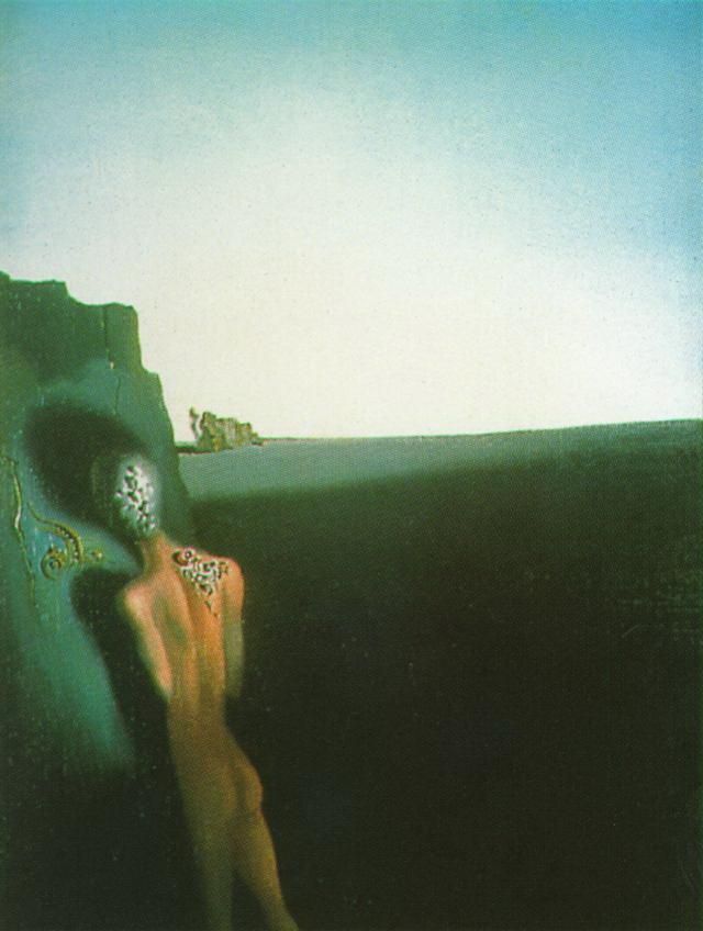 Salvador Dali Ölgemälde - Anthropomorphes Echo der Einsamkeit