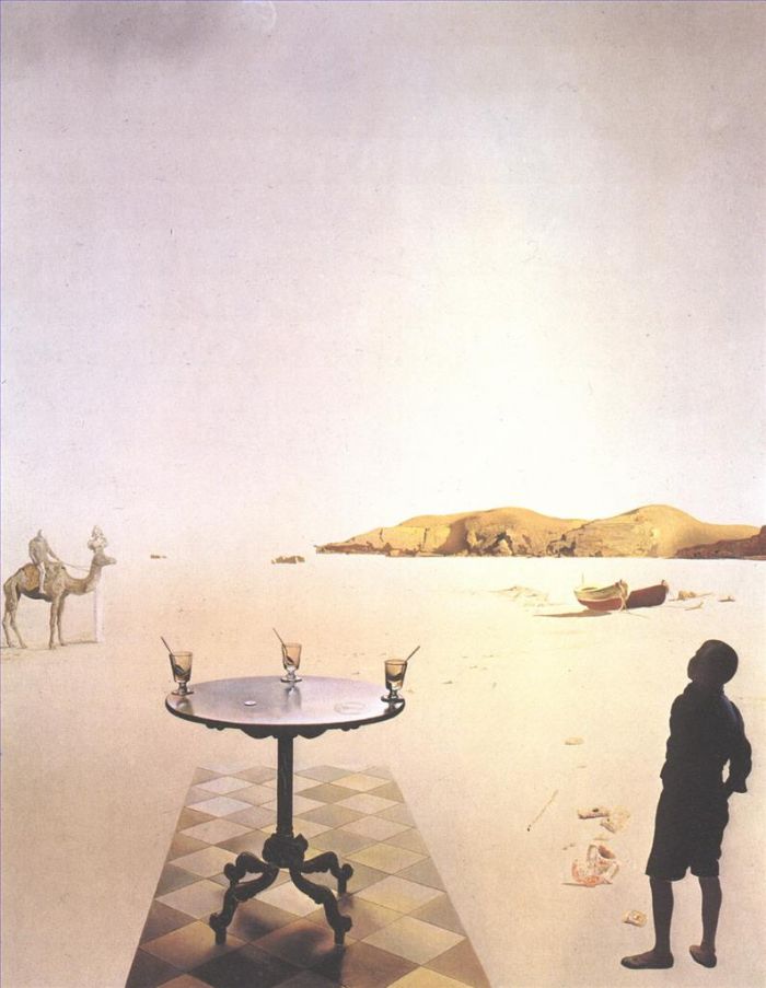 Salvador Dali Ölgemälde - Sonnentisch
