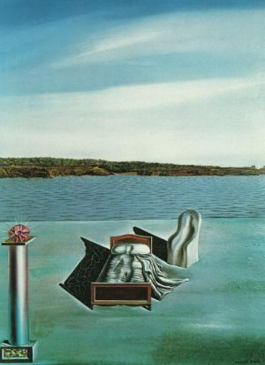 zeitgenössische kunst von Salvador Dali - Surrealistische Komposition mit unsichtbaren Figuren