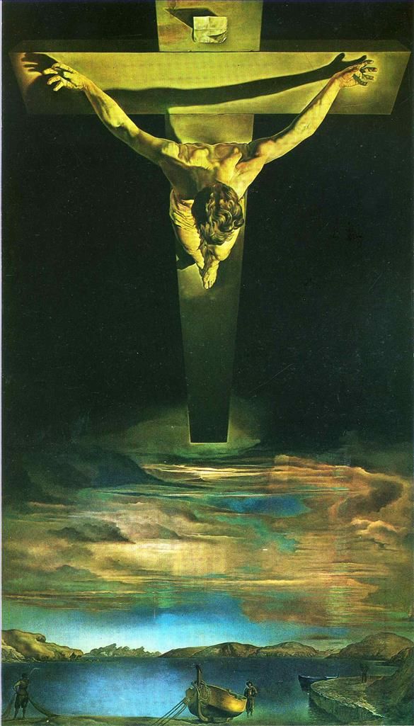 Salvador Dali Ölgemälde - Der Christus des Heiligen Johannes vom Kreuz