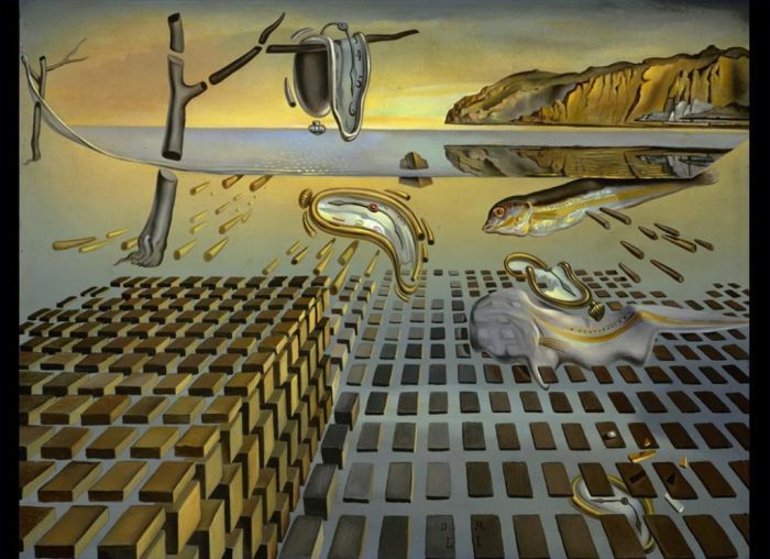 Salvador Dali Ölgemälde - Der Zerfall der Persistenz der Erinnerung 2