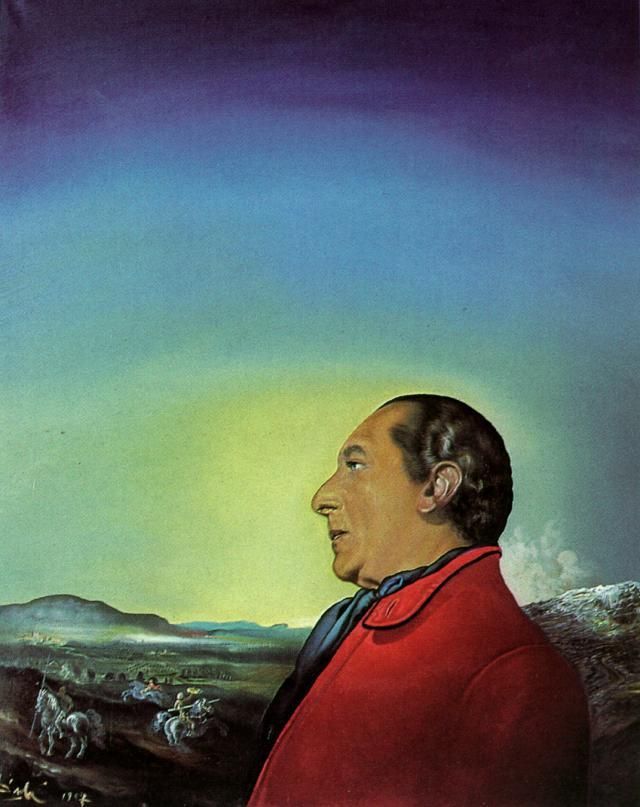 Salvador Dali Ölgemälde - Der Herzog von Urbino Porträt des Grafen Theo Rossi Di Montelera