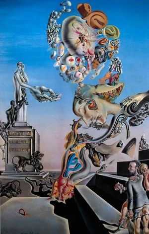 zeitgenössische kunst von Salvador Dali - Das düstere Spiel