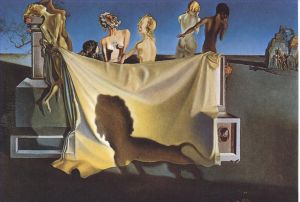 zeitgenössische kunst von Salvador Dali - Das hohe Alter des Wilhelm Tell