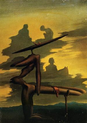 zeitgenössische kunst von Salvador Dali - Das Gespenst des Angelus