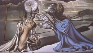 zeitgenössische kunst von Salvador Dali - Tristan und Isolde