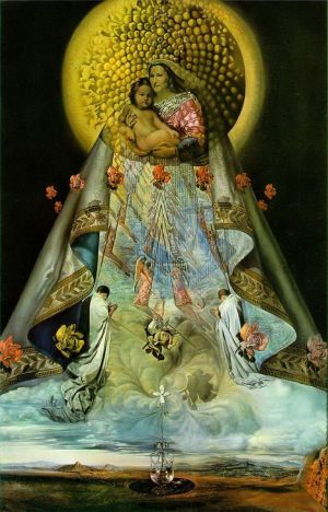 zeitgenössische kunst von Salvador Dali - Jungfrau von Guadalupe