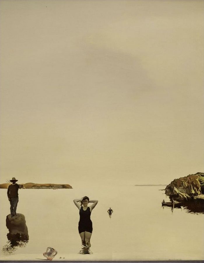Salvador Dali Ölgemälde - Weiß ruhig