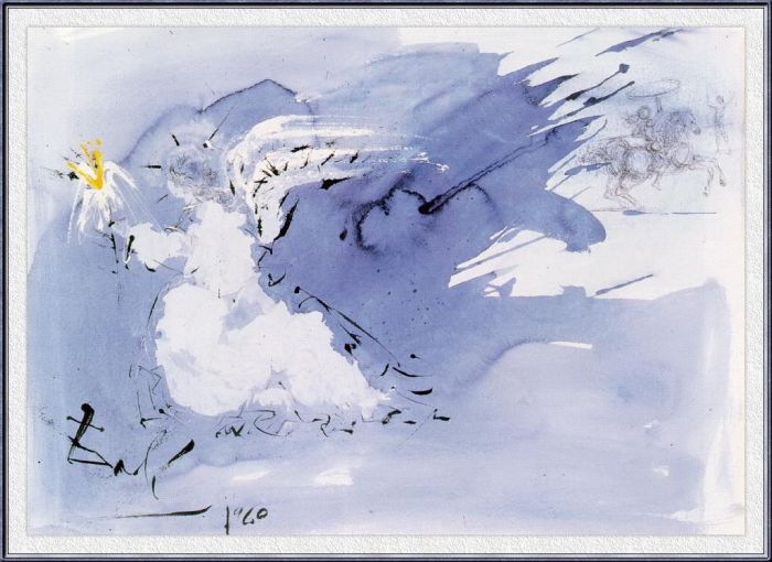 Salvador Dali Andere Malerei - Engel des Lichts