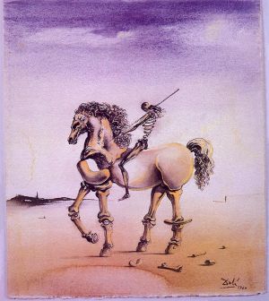 zeitgenössische kunst von Salvador Dali - Cavallo Metafisco