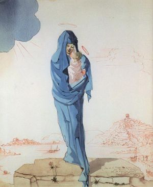 zeitgenössische kunst von Salvador Dali - Tag der Jungfrau