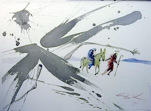 Salvador Dali Andere Malerei - Ex Aegypto vocavi filium meum