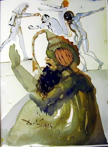 Salvador Dali Andere Malerei - Iosephet-Brüder in Ägypter