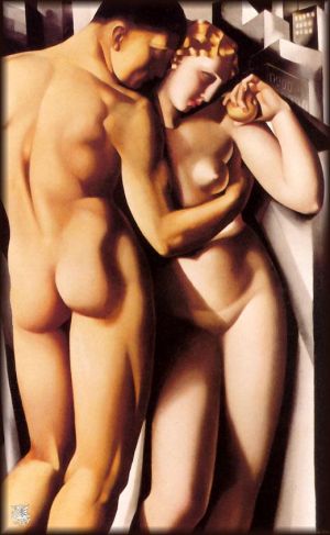 zeitgenössische kunst von Tamara de Lempicka - Adam und Eva 1932