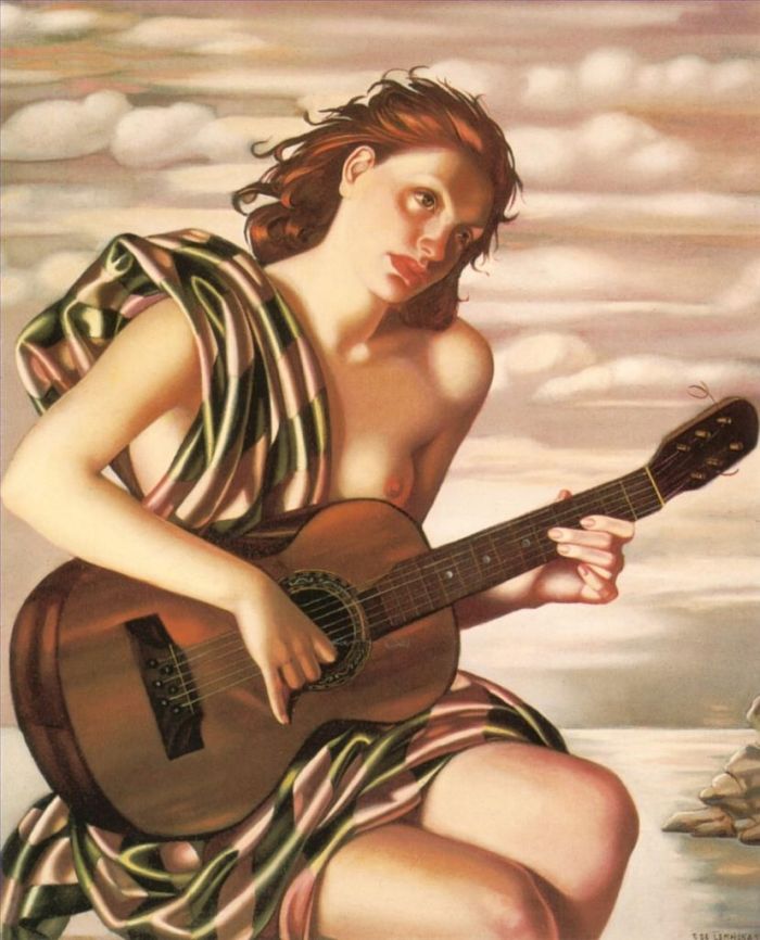Tamara de Lempicka Ölgemälde - Amethyst 1946