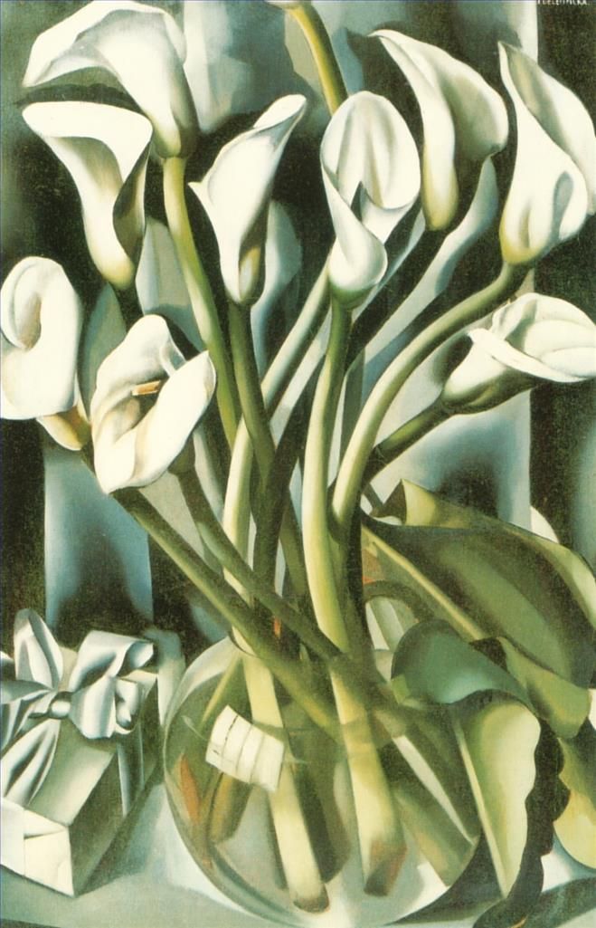 Tamara de Lempicka Ölgemälde - Calla-Lilien 1941