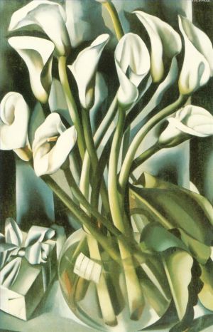 zeitgenössische kunst von Tamara de Lempicka - Calla-Lilien 1941