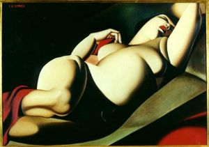 zeitgenössische kunst von Tamara de Lempicka - La belle rafaela 1927