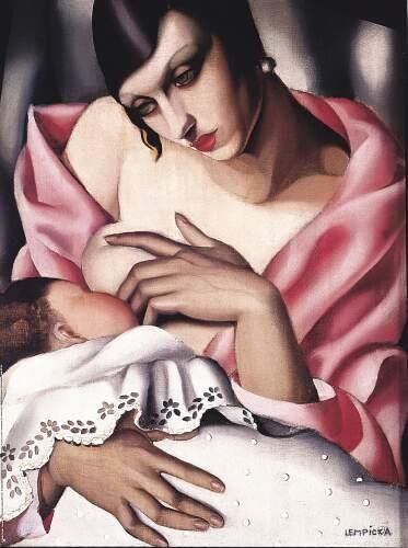 Tamara de Lempicka Ölgemälde - Mutterschaft 1928