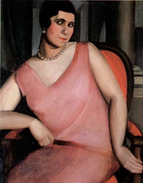 Tamara de Lempicka Ölgemälde - Porträt von Madame Zanetos 1924