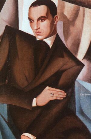zeitgenössische kunst von Tamara de Lempicka - Porträt des Marquis Sommi 1925