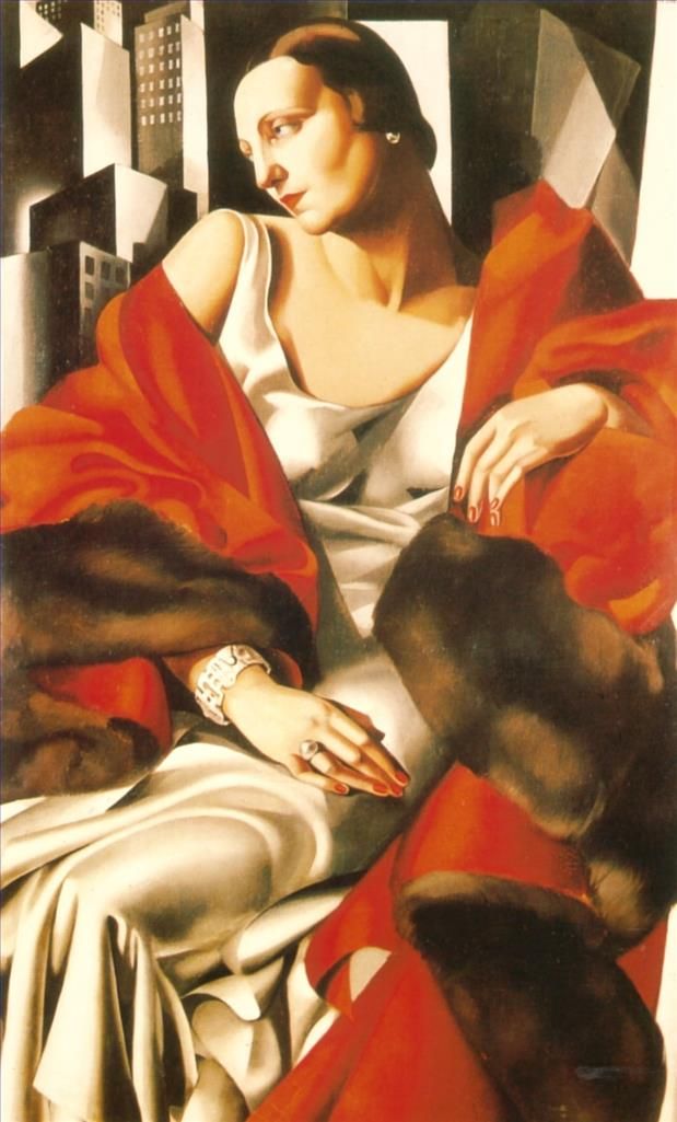 Tamara de Lempicka Ölgemälde - Porträt von Frau Boucard 1931