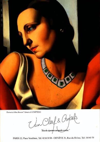 Tamara de Lempicka Ölgemälde - Porträt von Frau Boucard