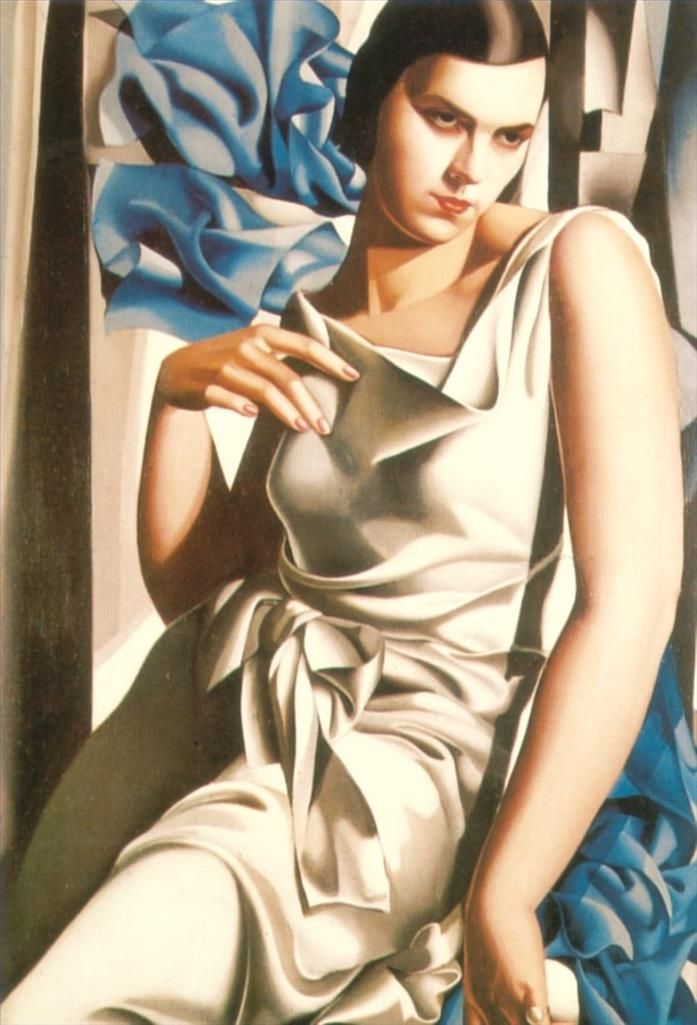 Tamara de Lempicka Ölgemälde - Porträt von Frau m 1932